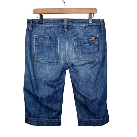 Joe’s Jeans Y2K Dark Harvey Wash Mid Rise Bermuda Denim Jean Shorts - Picture 2 of 8